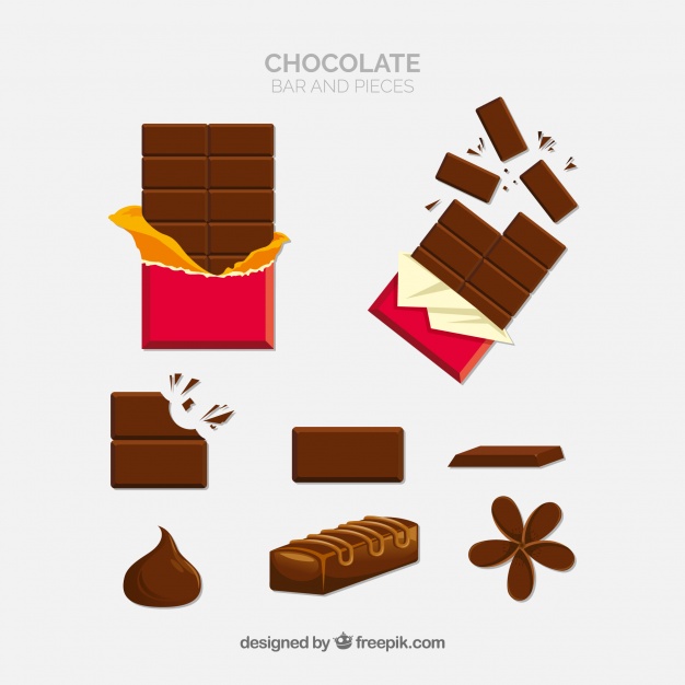 Ilustrasi coklat batang