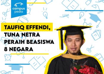 Taufiq Effendi, Tuna Netra Peraih Beasiswa 8 Negara