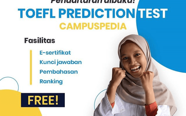 tes toefl online sertifikat gratis