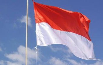 Viral perempuan sobek bendera merah putih