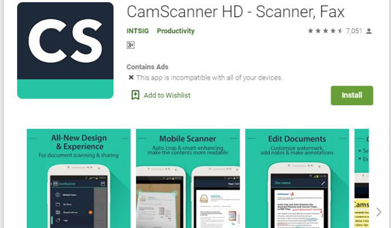 aplikasi Cam Scanner