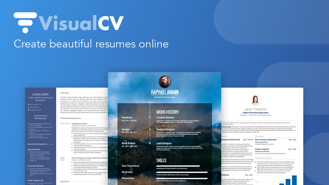 Membuat resume kreatif dengan VisualCV