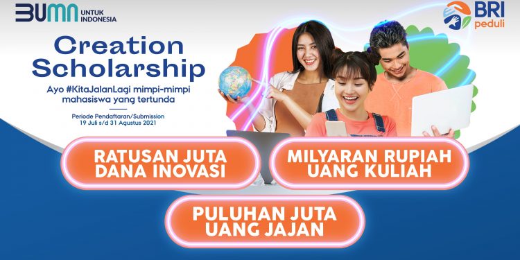 Beasiswa BRI PEDULI 2021 Dibuka! Buruan Daftar!