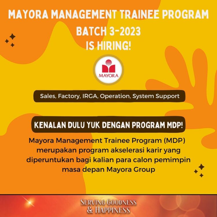 Lowongan Management Trainee Juli 2023 - Campuspedia News