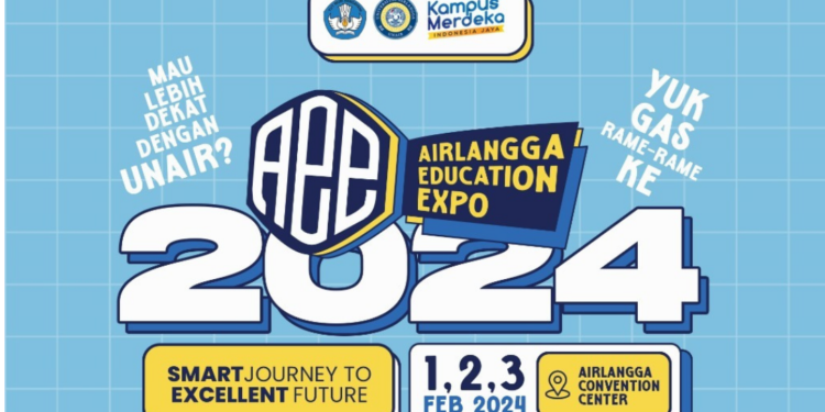 Airlangga Education Expo 2024 Pameran Pendidikan Unair Resmi Dibuka   Airlangga Education Expo 2024 1 750x375 